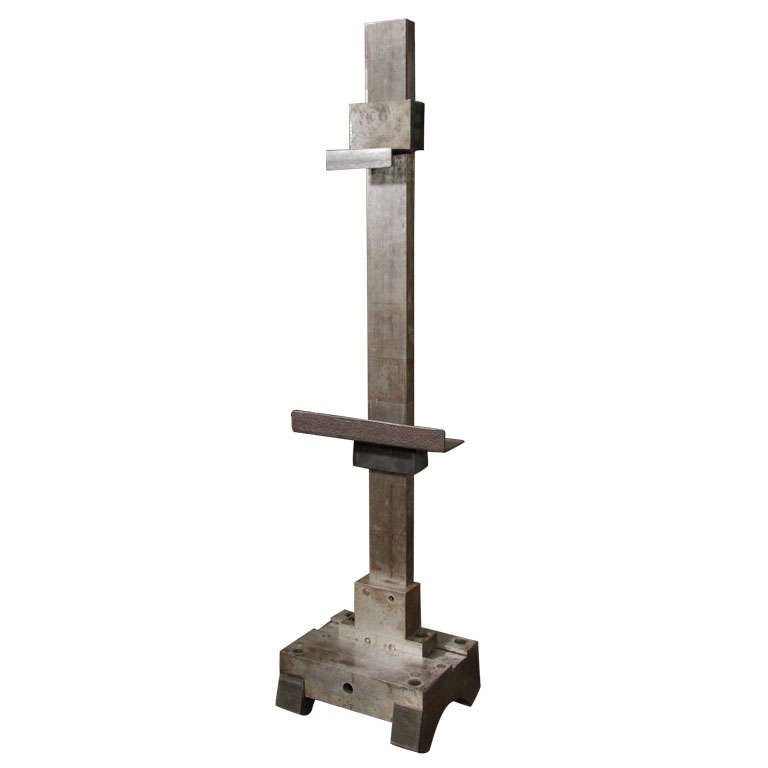 Machinist Made Industrial Easel at 1stDibs